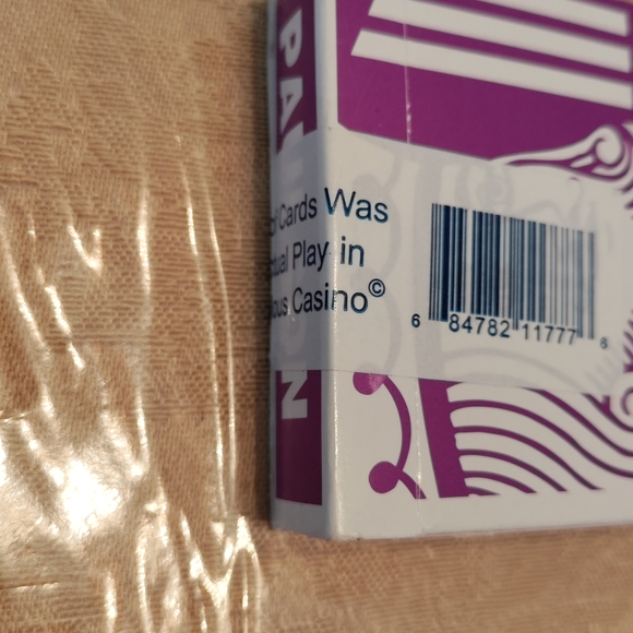 Purple Patterned Playing Cards - Picture 4 of 6